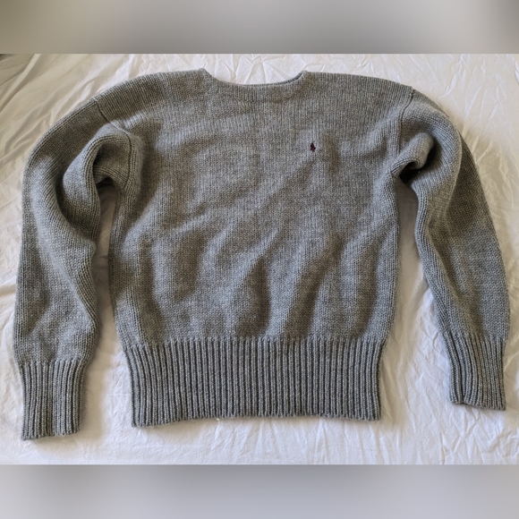 Vintage 100% Wool Oversized Crew Neck Polo Sweater | L - Picture 1 of 6